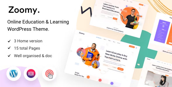 Zoomy - LMS & Education WordPress Theme