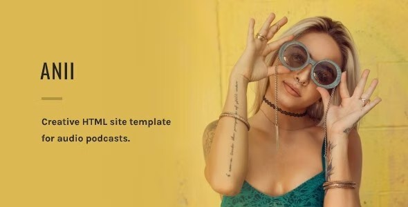  Anii - Audio Podcast HTML Site Template