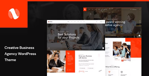 Sominx - Creative Business Agency WordPress Theme