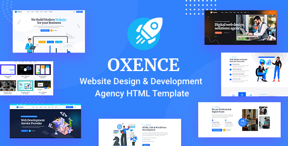 Oxence - Web Design Agency HTML Template