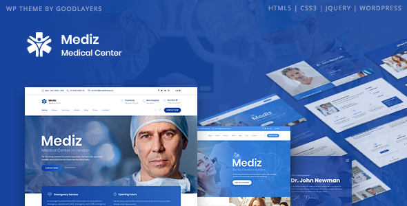 Mediz - a super powerful responsive WordPress Theme