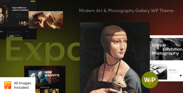 Expo - Modern Art & Photography Gallery WordPress Theme