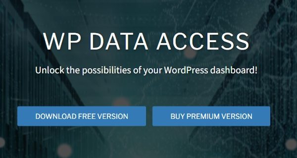 WP Data Access Premium - 数据表单全文搜索内联编辑插件