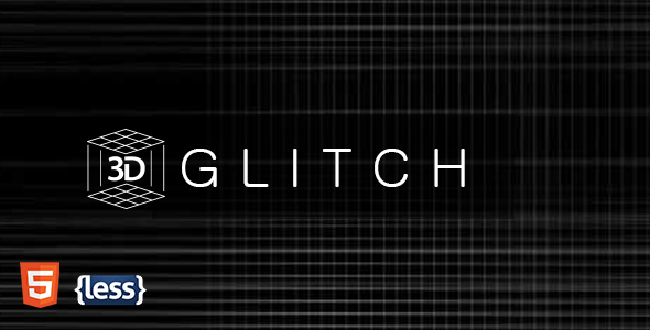 Glitch - 动画网站维护倒计时网站HTML模板