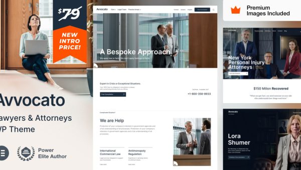 Avvocato - 法律律师事务所网站WordPress模板