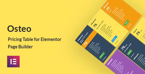  Osteo Pricing Table for Element - Pricing Table Style Plug in