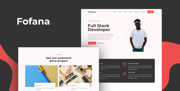 Fofana - Personal Portfolio Template