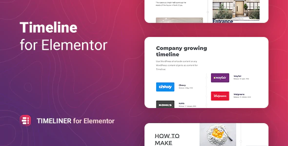 Timeliner - Elementor 可视化时间轴编辑器插件