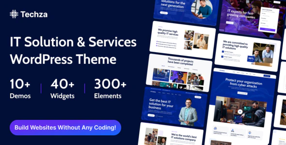  Techza - IT Software Information Technology Website Template WordPress Theme