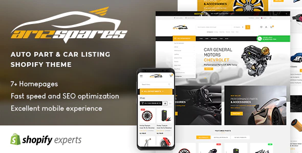  Azirspares - Shopify theme for foreign trade of auto parts and auto parts e-commerce