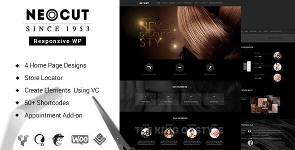  Neo Salon - WordPress template for beauty salon