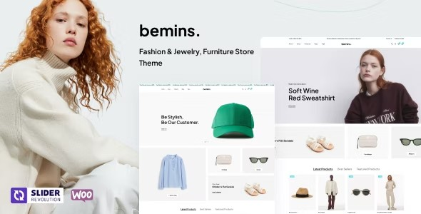  Bemins - WordPress theme of fashion clothing jewelry furniture store enterprise website